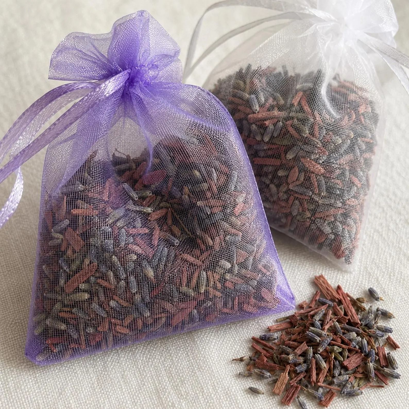 Lavender Cedar Sachets for Closets and Drawers, Farm-Grown, Natural Fragrance, Moth and Insect Repellent