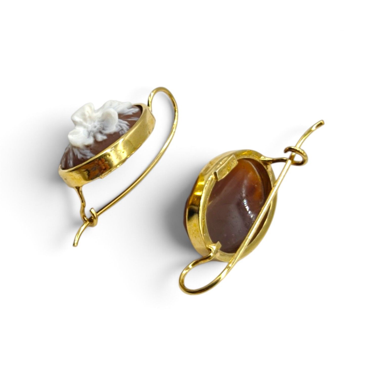 Orecchini alla Pompeiana Bouquet in Argento 925 Placcato Oro – 22 mm