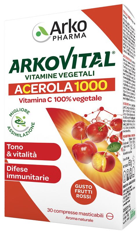 ARKOVITAL ACEROLA 1000 30CPR ARKOVITAL ACEROLA 1000 30CPR