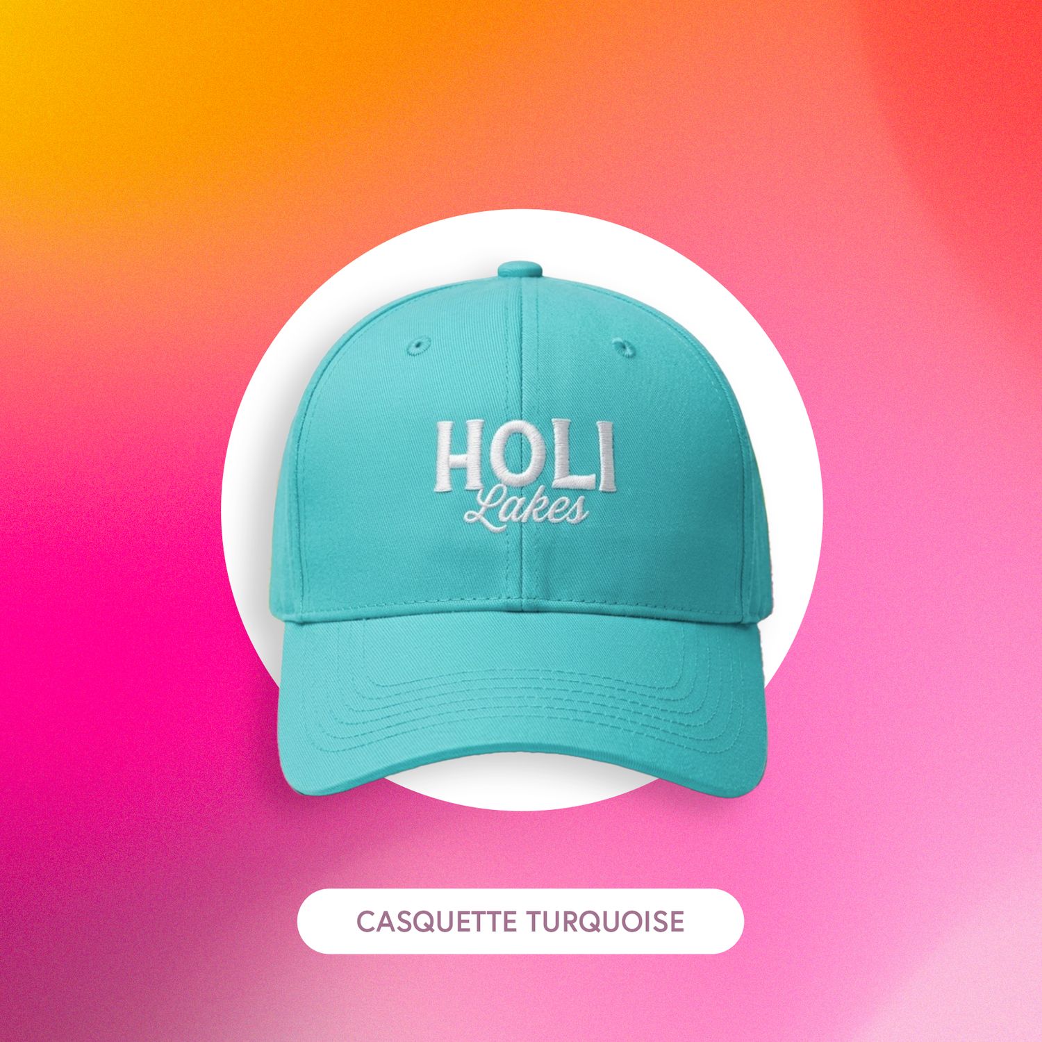Casquette Turquoise