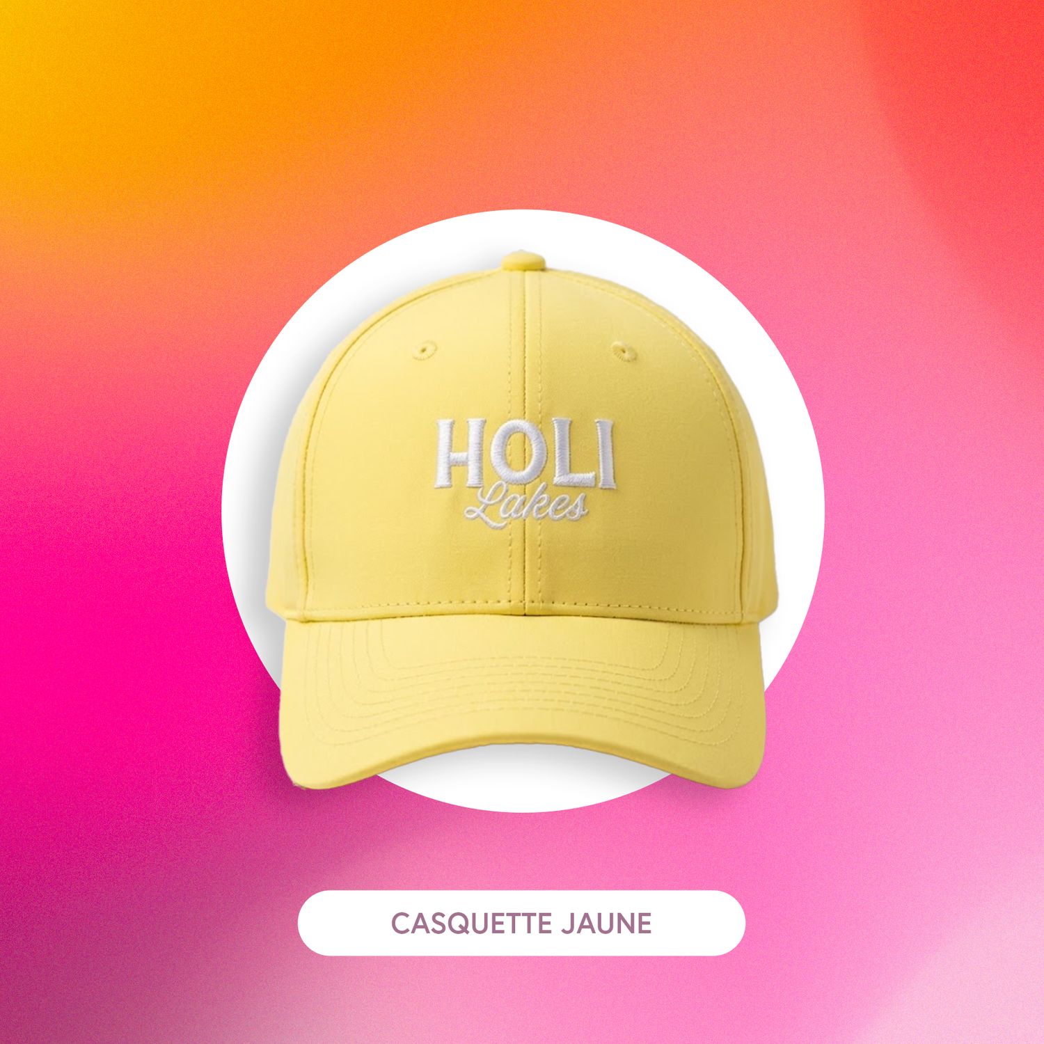 Casquette Jaune