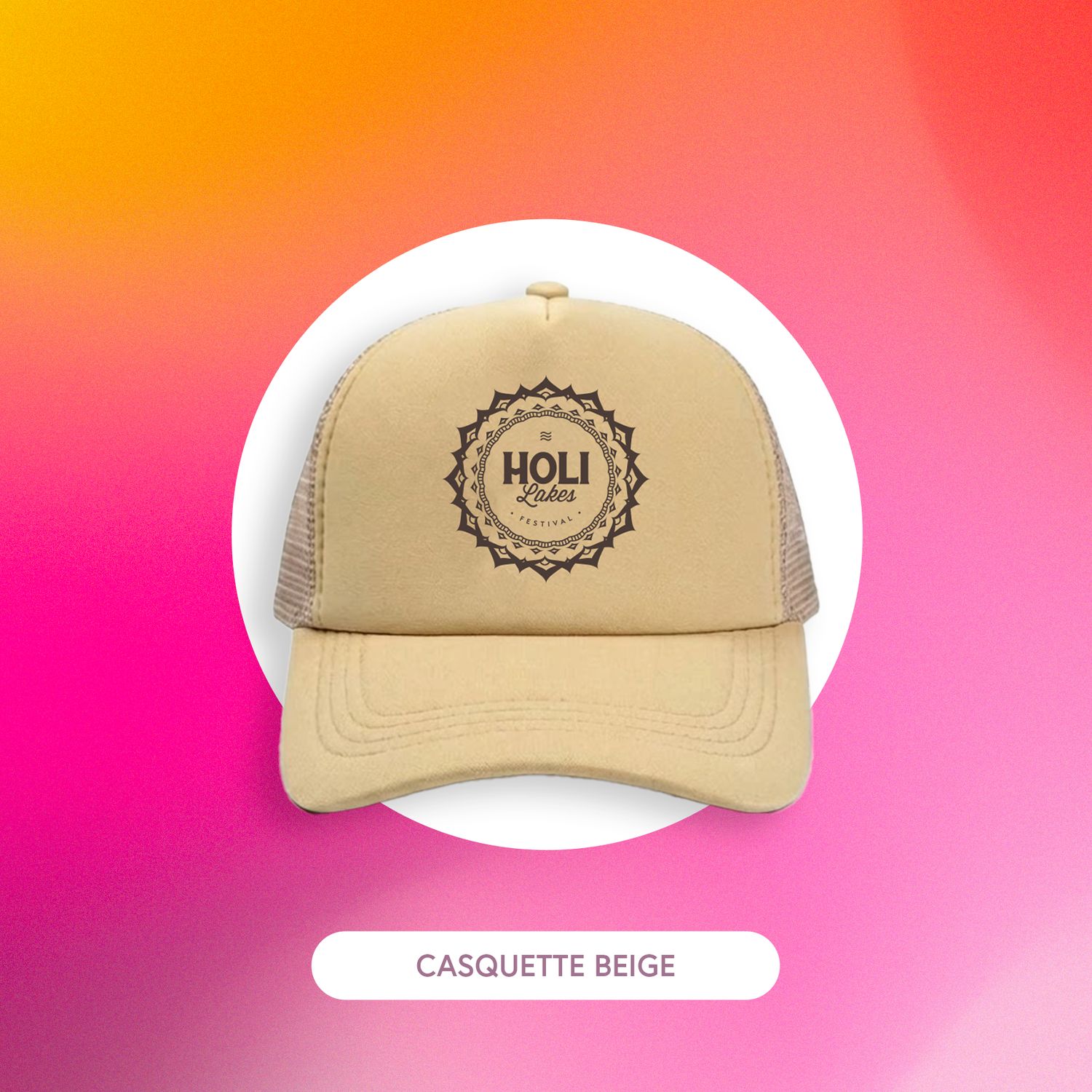 Casquette Beige