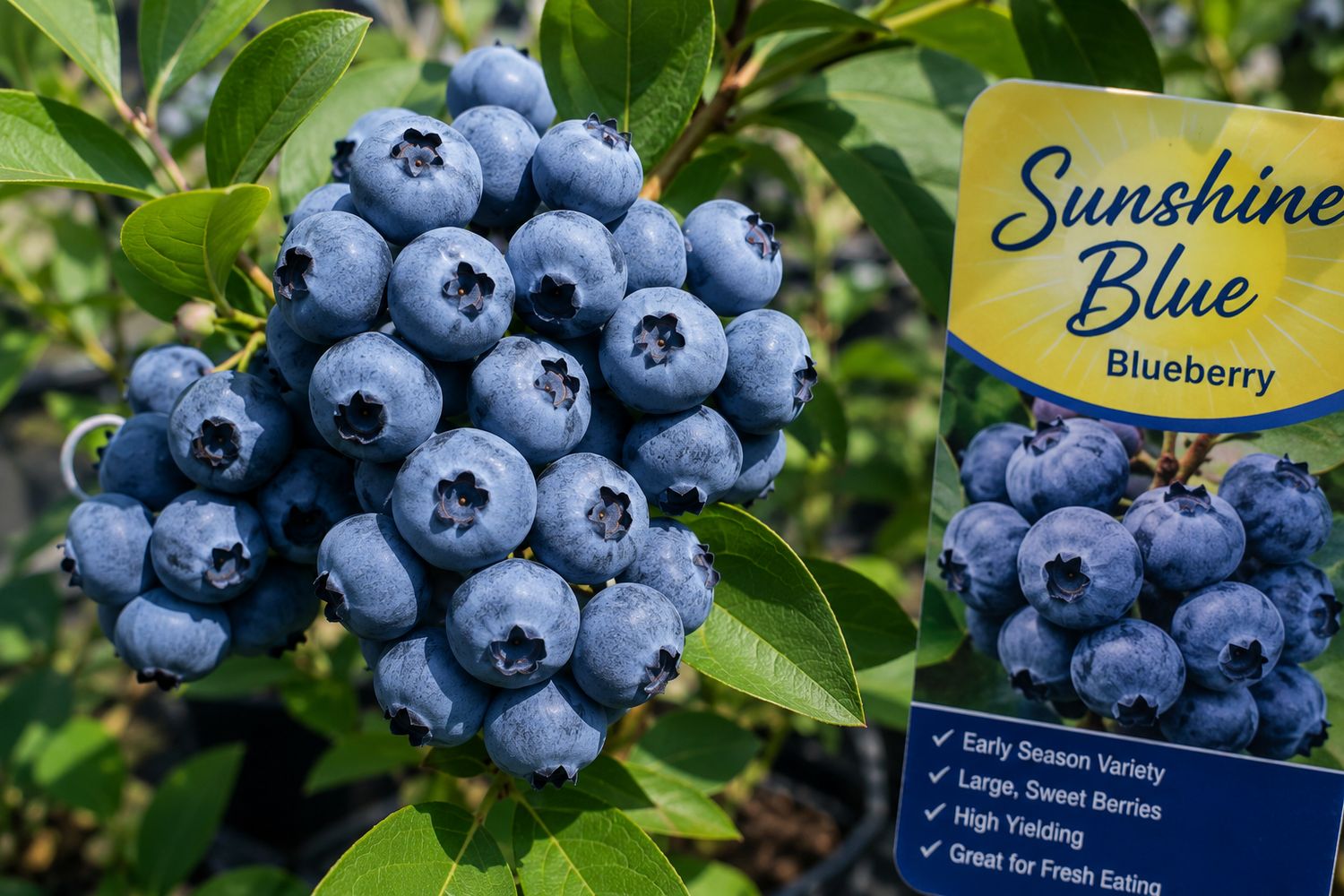 Blueberry 'Sunshine Blue' (Vaccinium angustifolium x corymbosum)