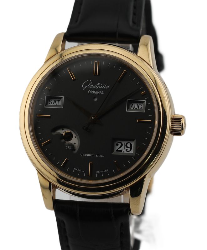 Glashütte Original Senator Ewiger Kalender 18K / 750er Roségold FULL SET 2004