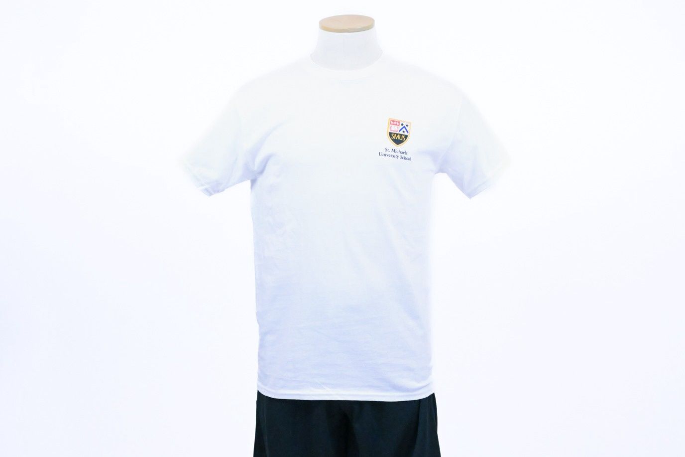 Athletic T-Shirt White Short Sleeve