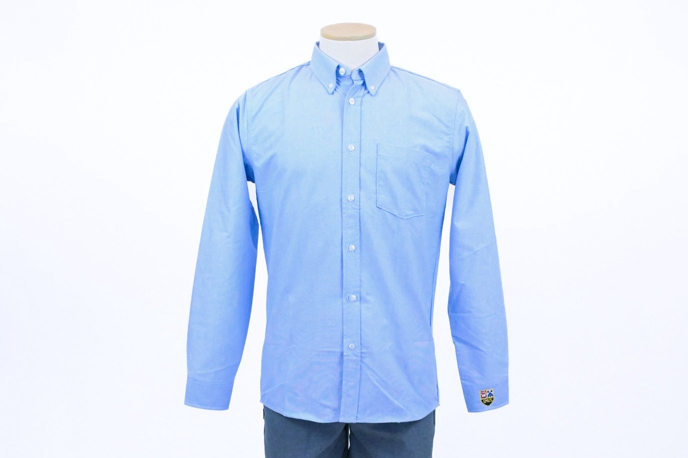 Youth Oxford Shirt Blue Long Sleeve