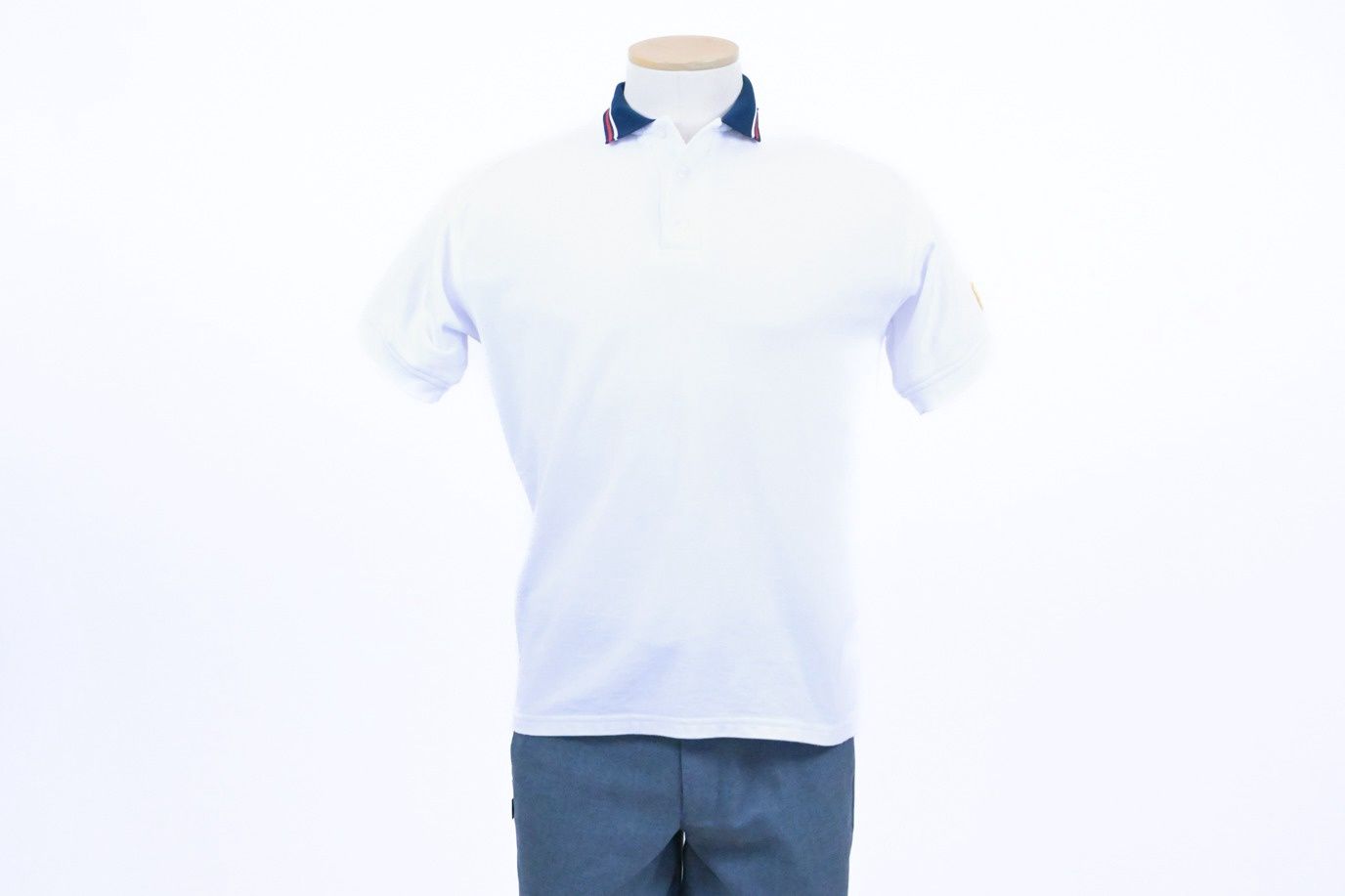 Polo Shirt Navy Collar