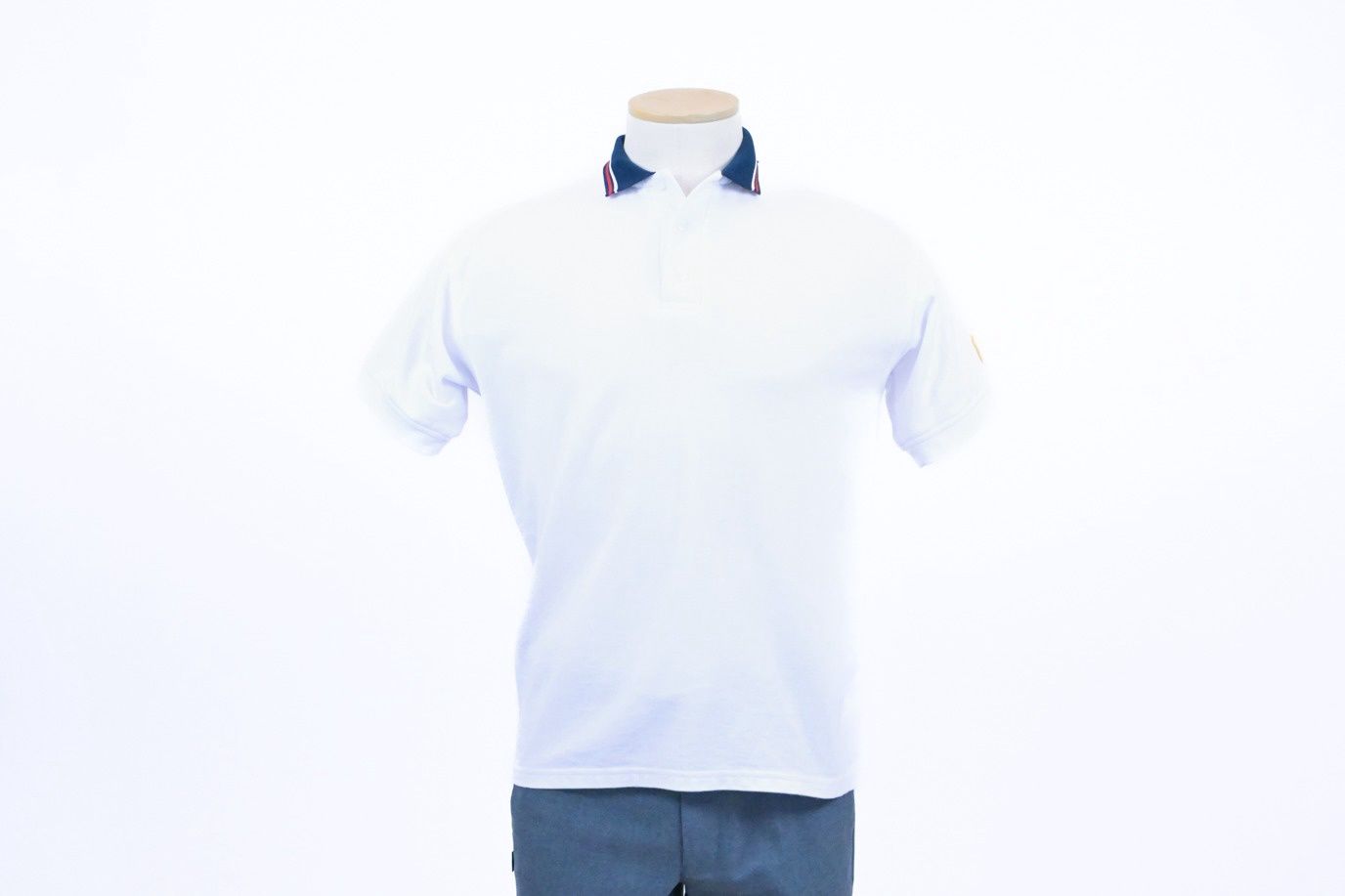 Youth Polo Shirt Navy Collar