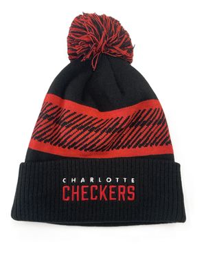 CCM Checkers Black and Red Knit