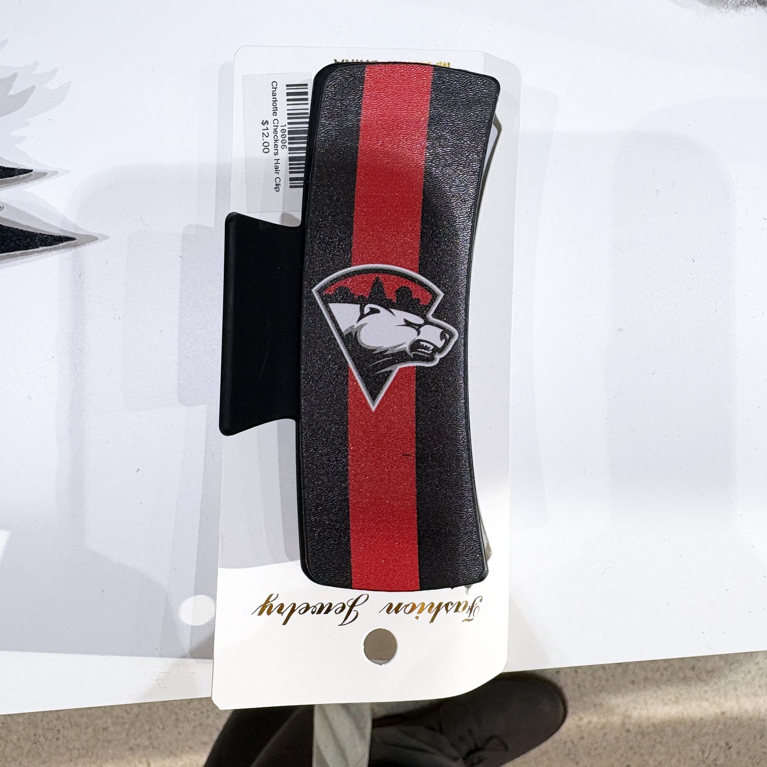 Charlotte Checkers Hair Clip