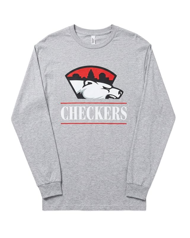 Checkers Grey American Apparel LongsleeveTee Graphic 20