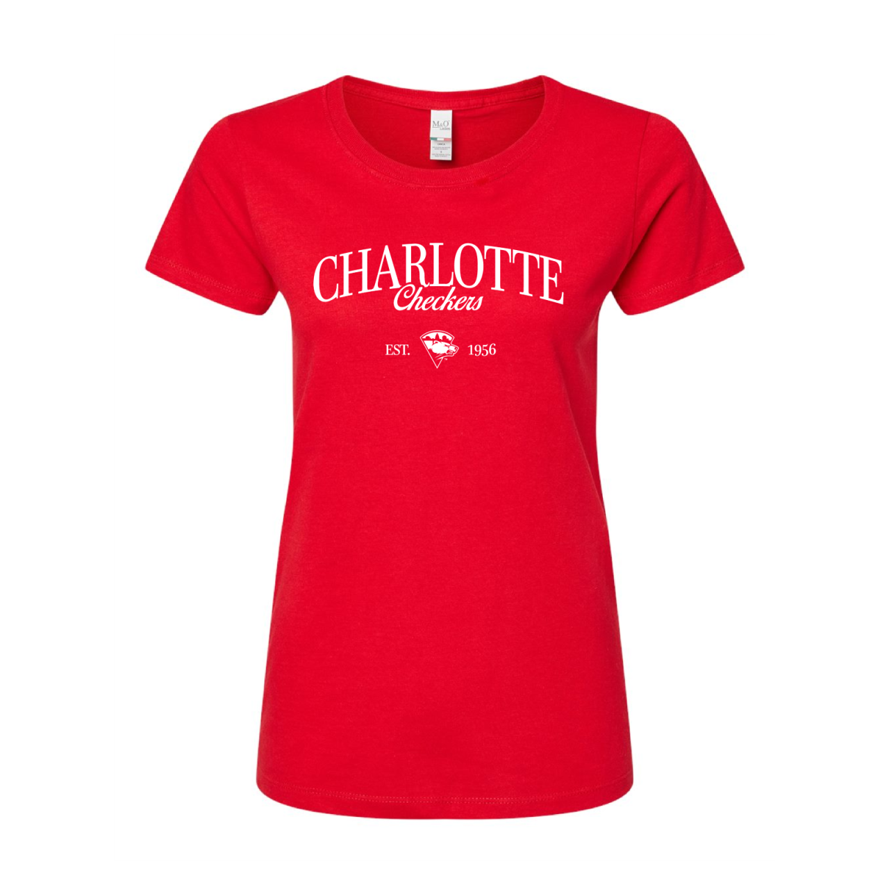 Checkers Women's Red 31 Script Tee