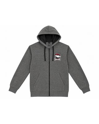 Checkers Charcoal Primary Full Zip Hoodie