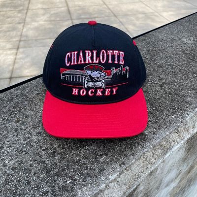 Black Charlotte Hockey Hat