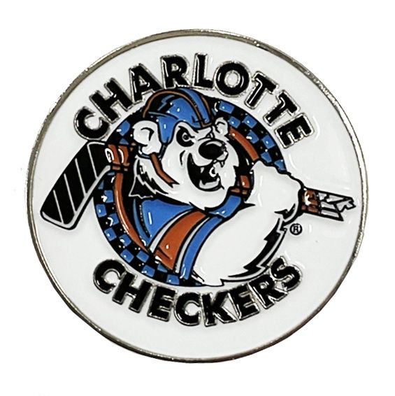 Checkers Retro Logo Pin
