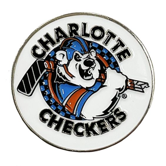 Checkers Retro Logo Pin