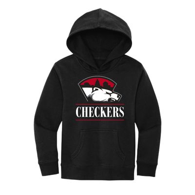 Checkers Black 20 Youth Hoodie