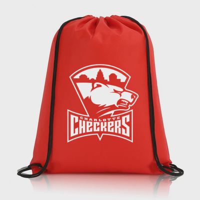 Checkers Drawstring Bag