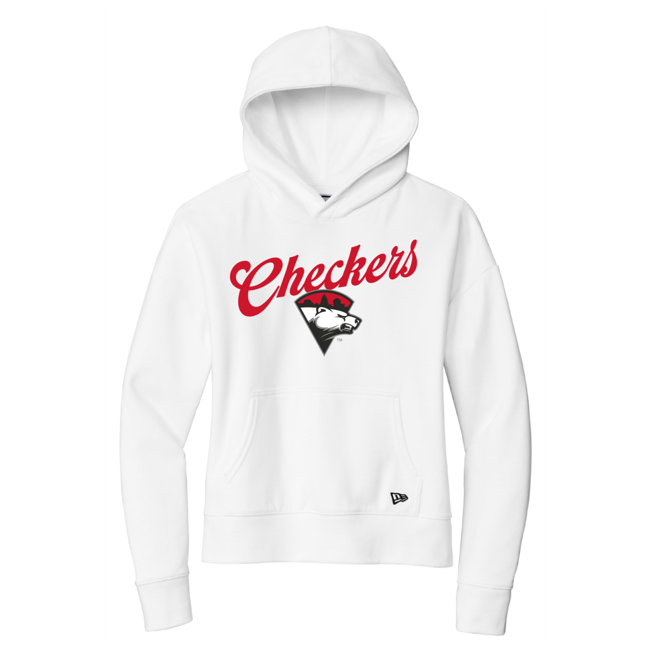 Checkers Women's White 21 Comeback Hoodie