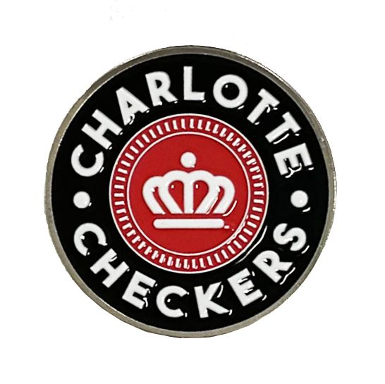 Checkers Crown Logo Pin