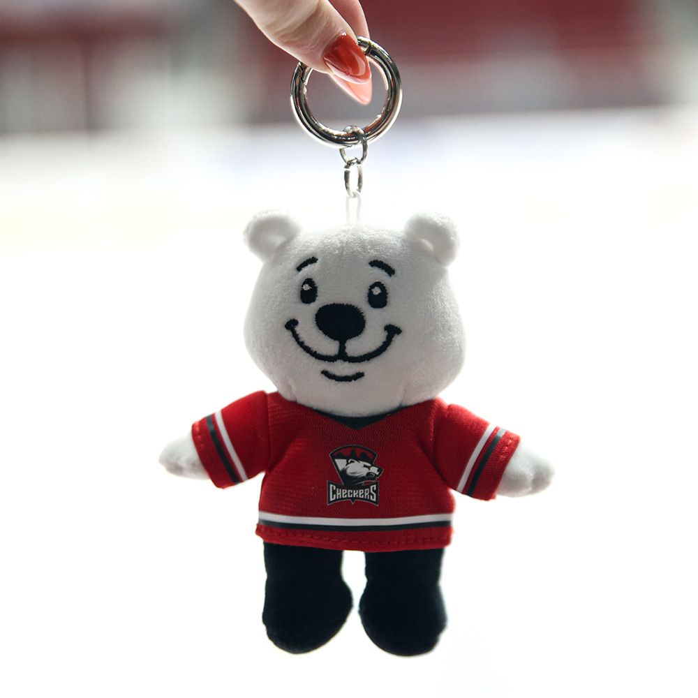 Charlotte Checkers Chubby Plush Keychain
