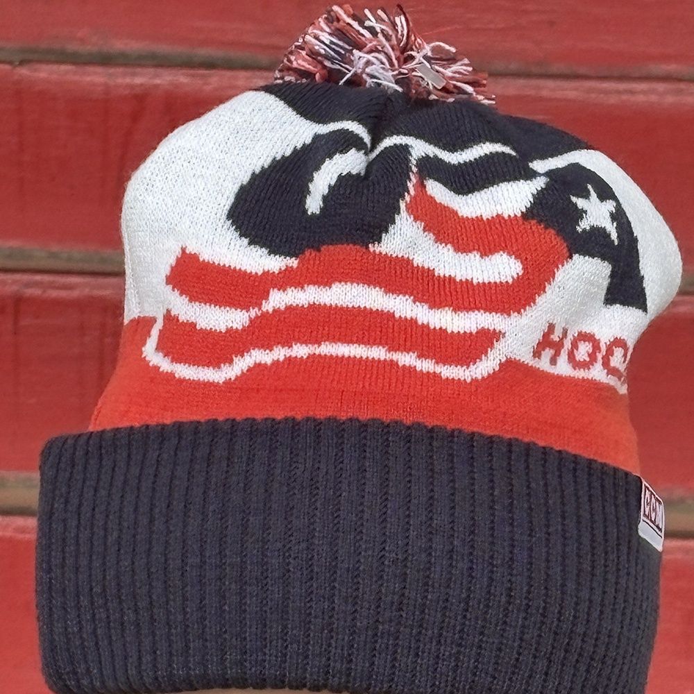 USA Hockey Pom Knit Hat