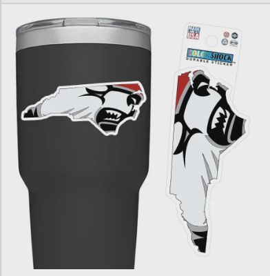 NC Logo Bottle Sticker