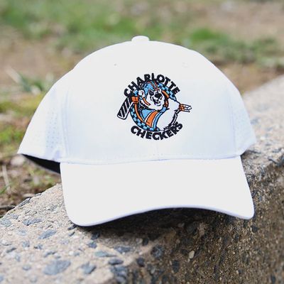 White 90s Retro Logo Hat