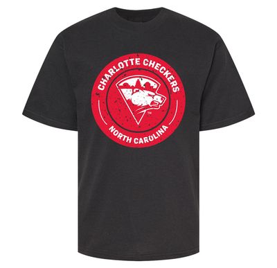 Checkers Youth Black Distressed 9 T-Shirt