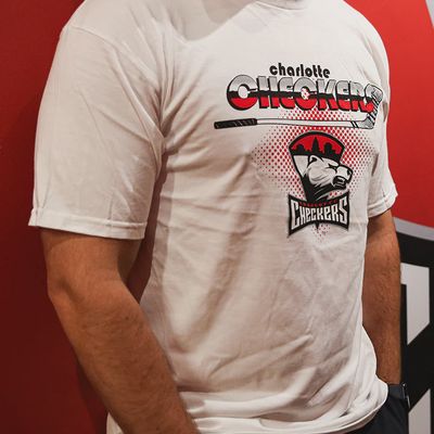 Checkers Hockey Stick Tee