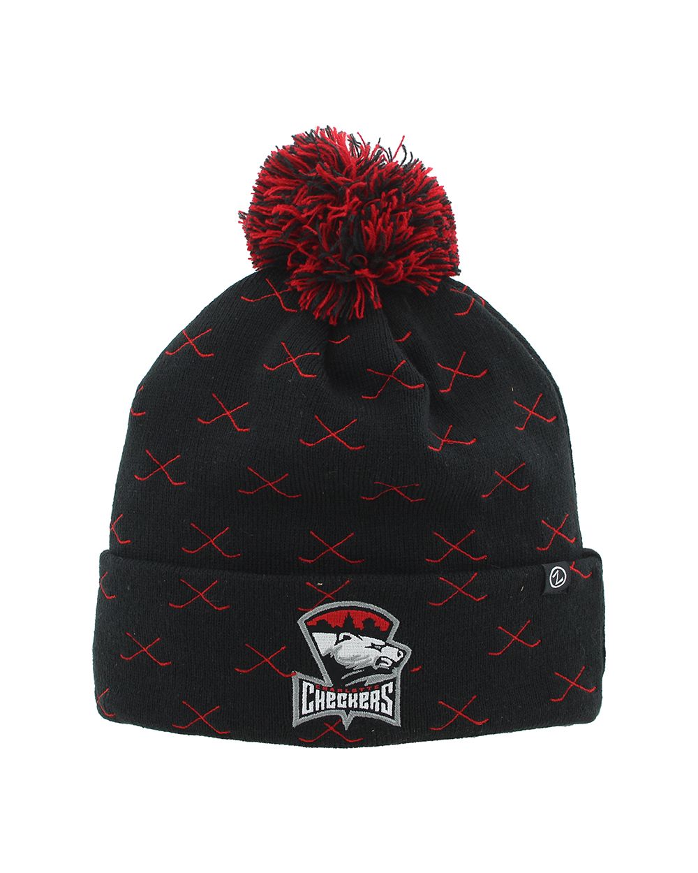 Checkers Embroidered Sticks Beanie