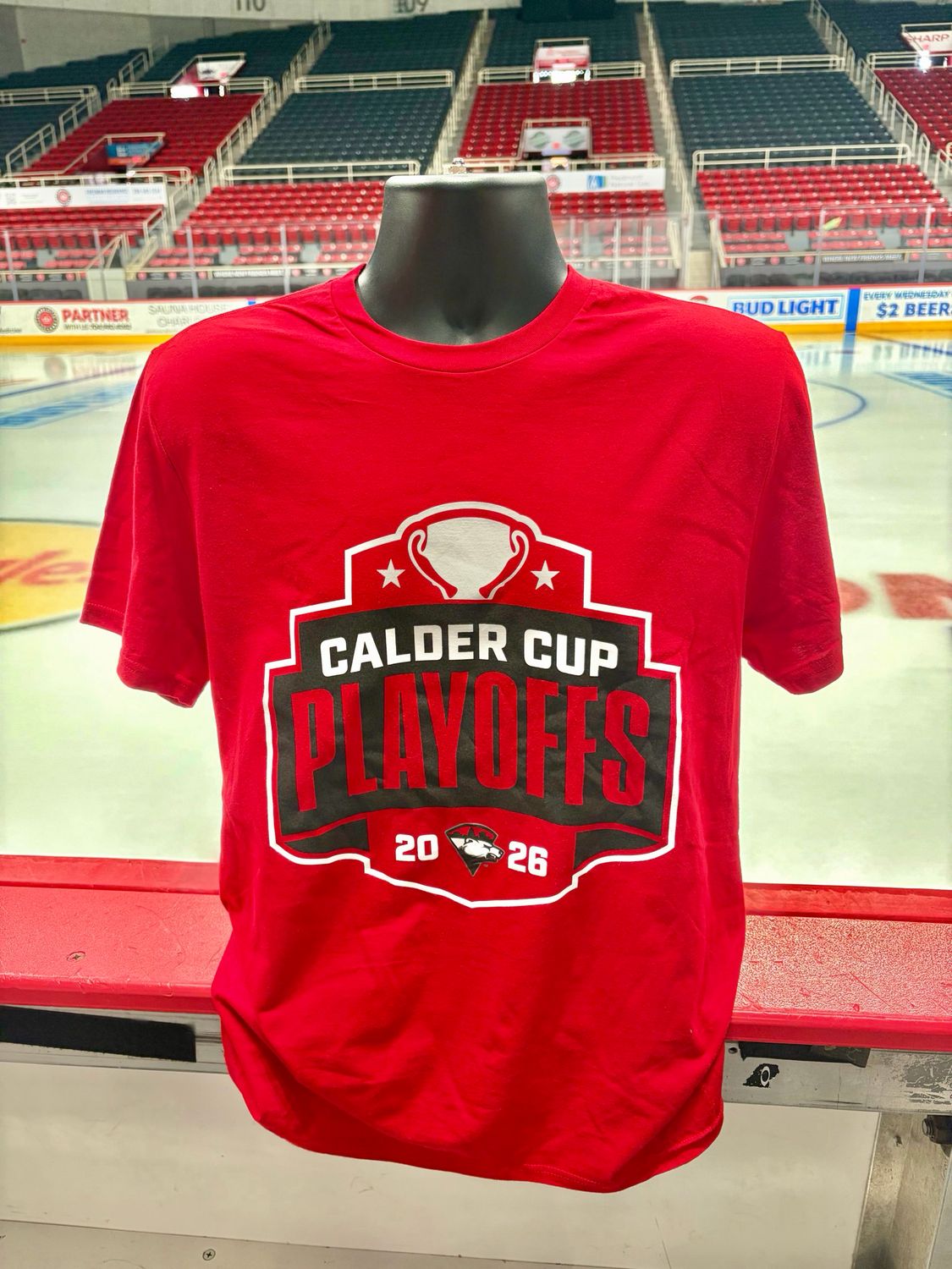 2026 Red Calder Cup Playoff Tee
