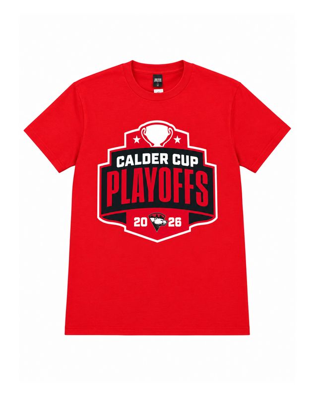 2026 Red Calder Cup Playoff Tee