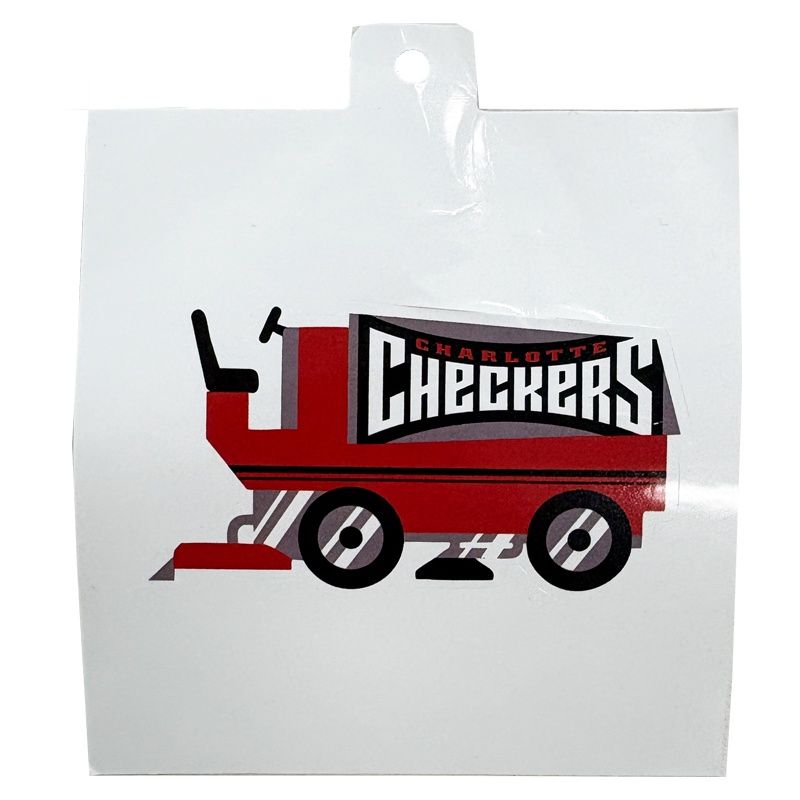 Charlotte Checkers Ice ResurfacerSticker