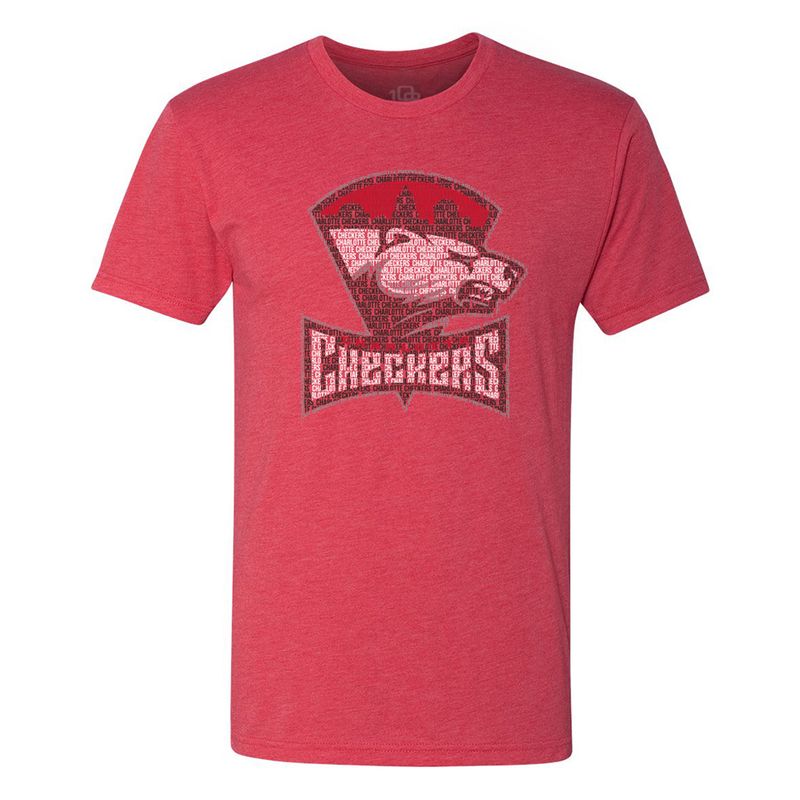Charlotte Checkers Spelled Out Tee