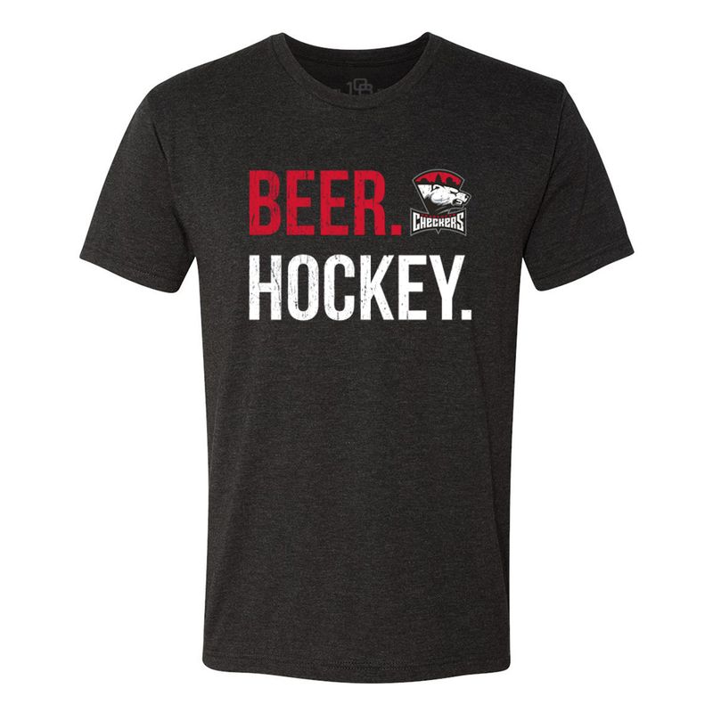 Charlotte Checkers Beer Hockey Tee