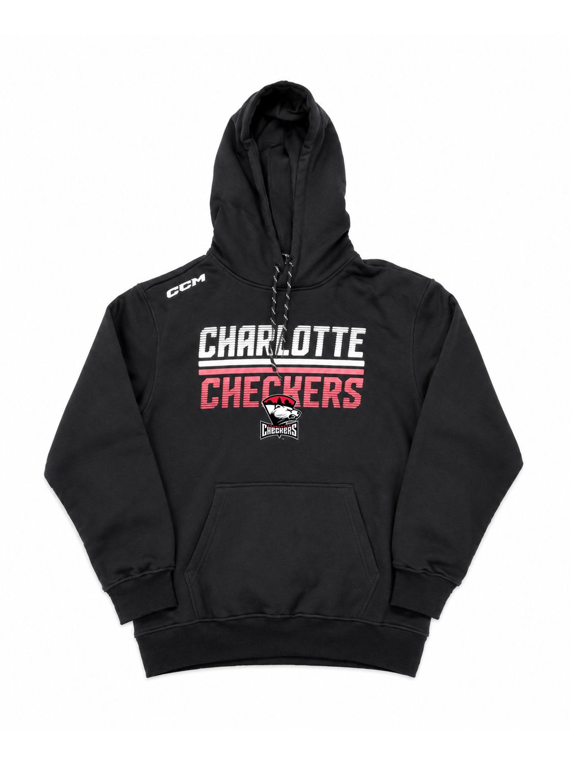 CCM Charlotte Checkers Black Pullover Hood