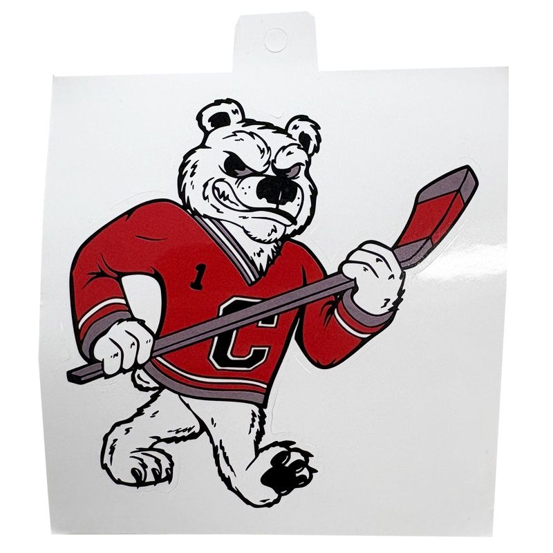 Charlotte Checkers Retro Mascot Sticker