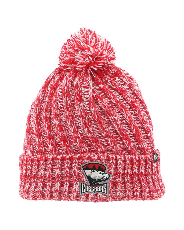 Checkers Red Twist Beanie