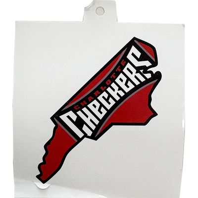 Charlotte Checkers Wordmark State Sticker