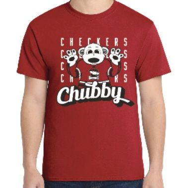 Charlotte Checkers Red Core Cotton Chubby Tee