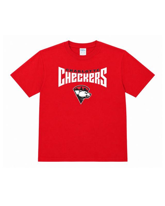 Checkers Youth Red Athletic 1 T-Shirt