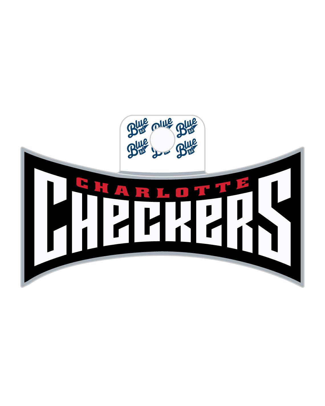 Checkers Wordmark Sticker