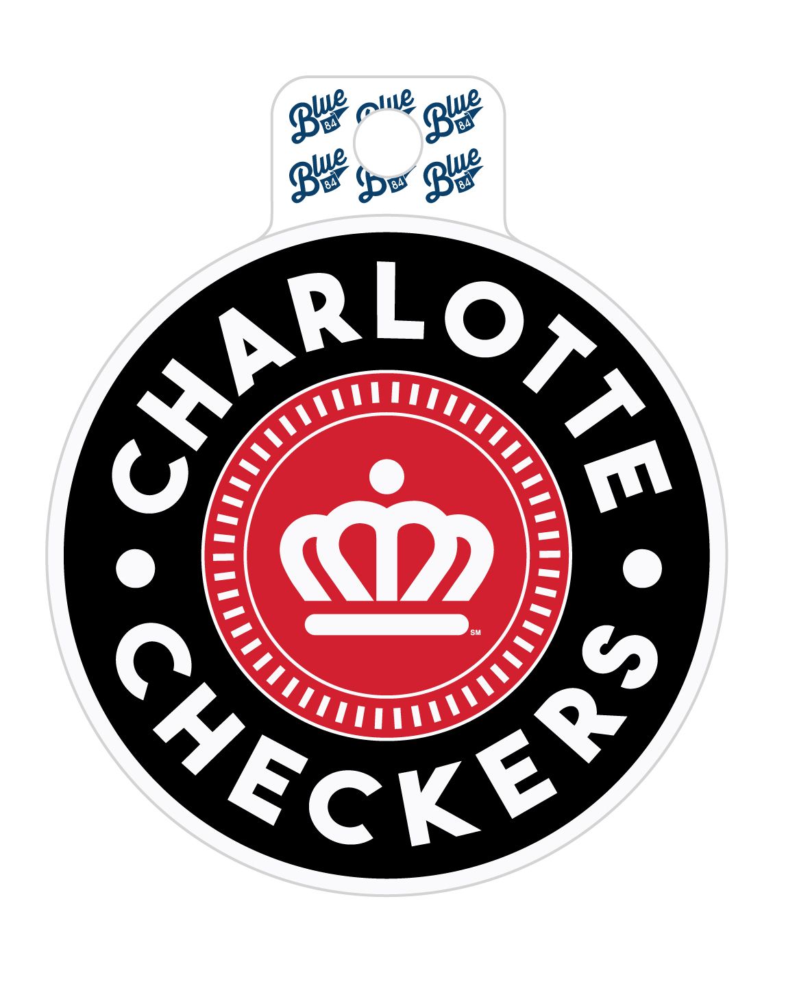 Checkers Crown Sticker