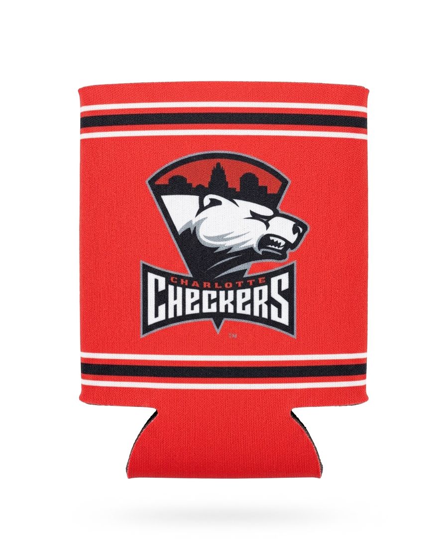 Checkers Red 12oz Koozie