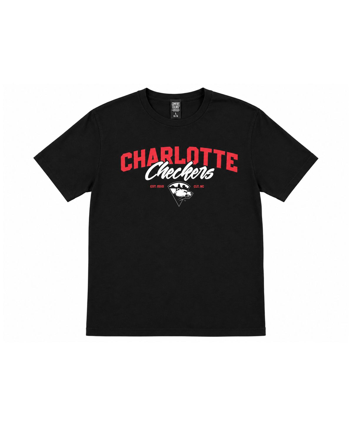 Charlotte Checkers Jet Black Tee