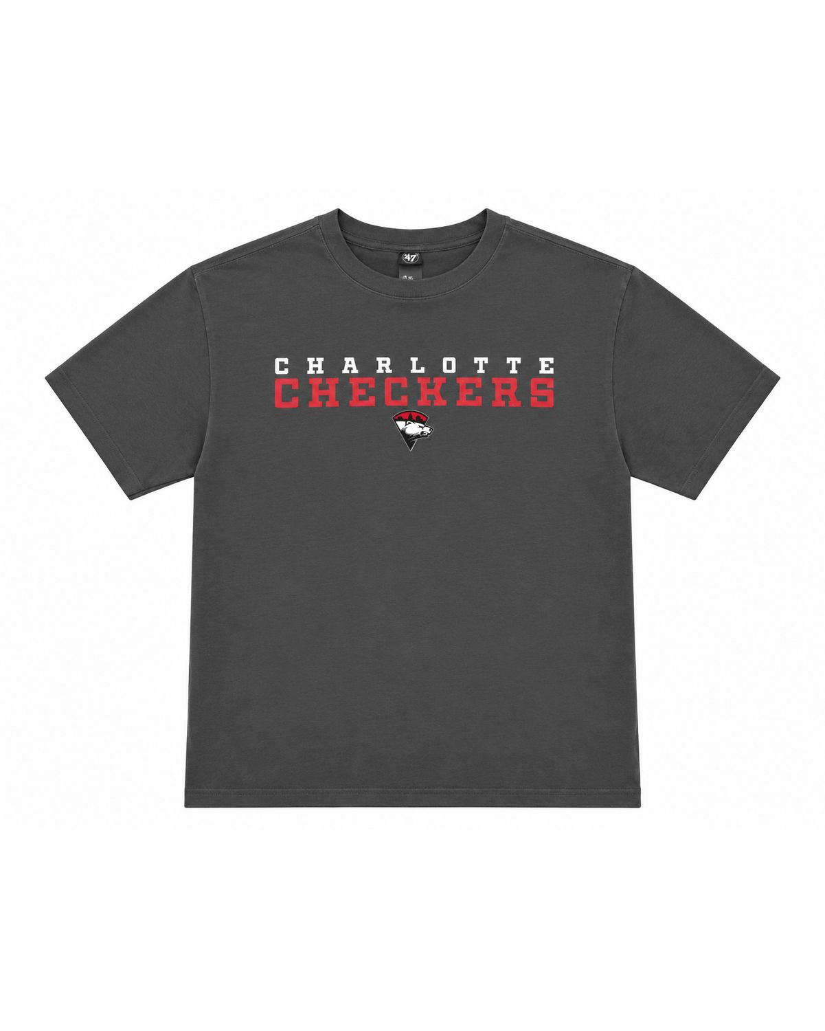 Charlotte Checkers Charcoal Tee