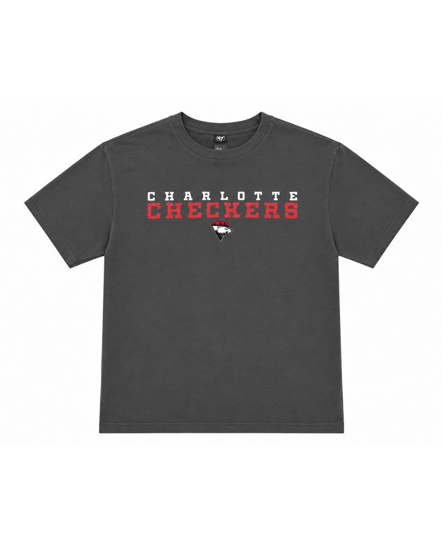 Charlotte Checkers Charcoal Tee