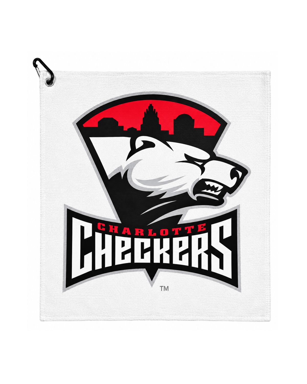 Charlotte Checkers Golf Towel