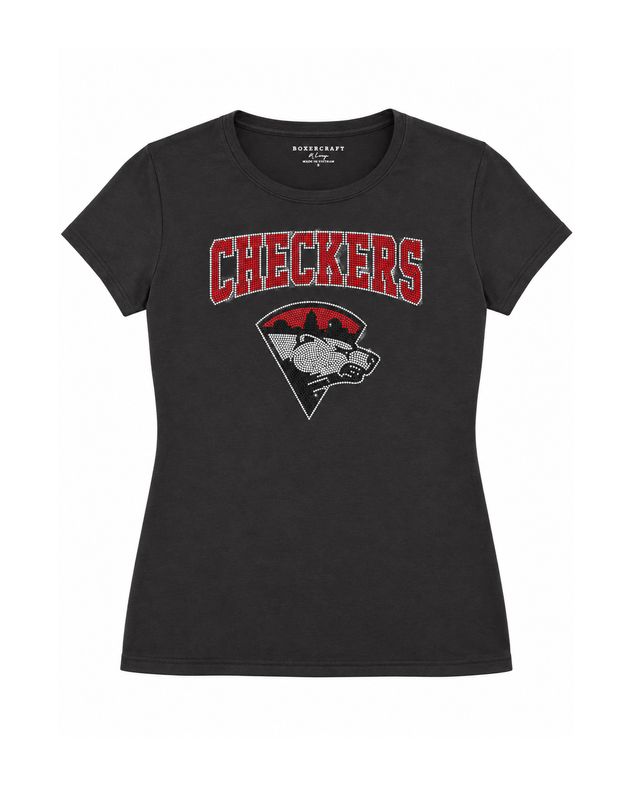 Checkers Women's Rhinestone Tee
